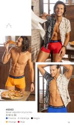 BÓXER ALGODÓN Y LYCRA LISO. ACROBATA - Cod 5063