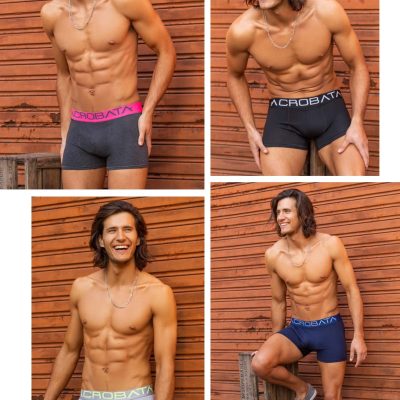 BÓXER ALGODÓN Y LYCRA LISO. ACROBATA - Cod 5086