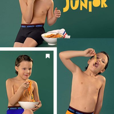 BÓXER ALGODÓN Y LYCRA LISO. ACROBATA - Cod 6063