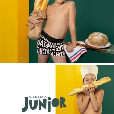 BÓXER ALGODÓN Y LYCRA LETRAS. ACROBATA - Cod 6074