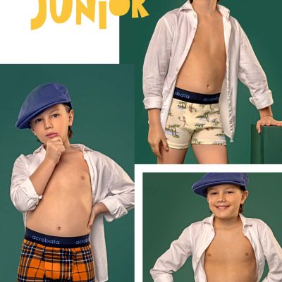 BÓXER ALGODÓN Y LYCRA ESTAMPADO. ACROBATA - Cod 6112