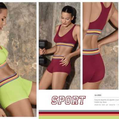 CONJUNTO DE ENCAJE. CORPIÑO PUSH UP SOFT CORREDERAS Y DIJE STRASS. COLALESS BELEN - Cod 8960