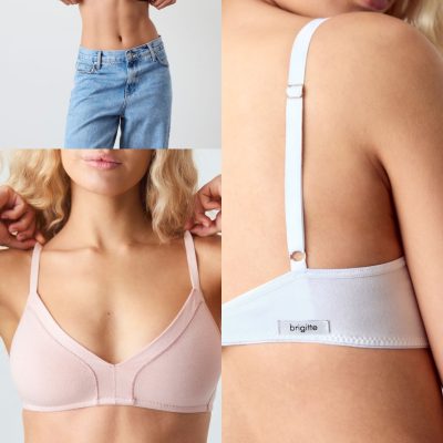 CORPIÑO DE ALGODÓN Y LYCRA BRIGITTE - Cod 1700