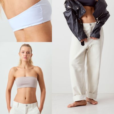 TOP BANDEAU DE MICROFIBRA DOBLE BRIGITTE - Cod 1710