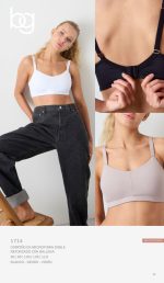 CORPIÑO DE MICROFIBRA DOBLE REFORZADO CON BALLENA BRIGITTE - Cod 1714