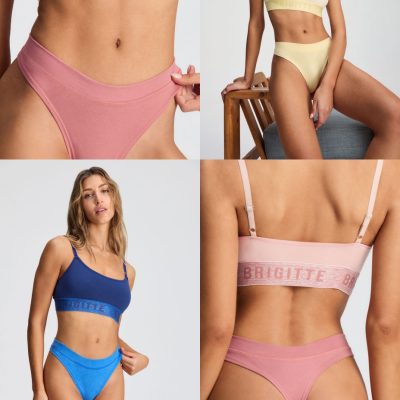 CONJUNTO DE ALGODÓN Y LYCRA DOBLE CON ELÁSTICO PERSONALIZADO Y LESS BRIGITTE - Cod 2200