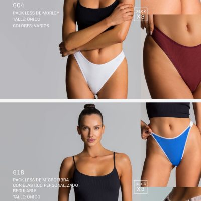 PACK X 3 LESS DE MORLEY BRIGITTE - Cod 604