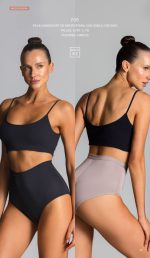 PACK X 2 MINISHORT DE MICROFIBRA CON DOBLE CINTURA BRIGITTE - Cod 705