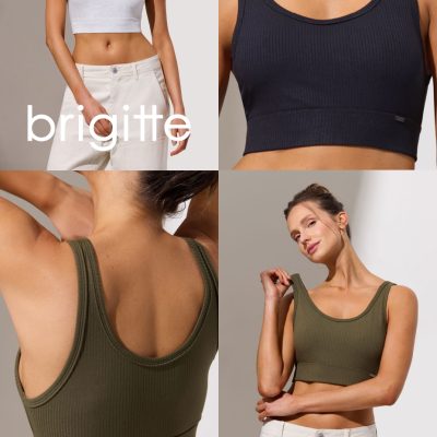 TOP DE MORLEY REFORZADO CON ALGODÓN Y LYCRA INTERNO BRIGITTE - Cod B64