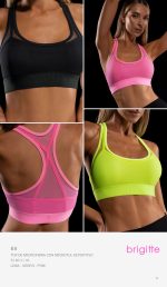 TOP DE MICROFIBRA CON MICROTUL DEPORTIVO BRIGITTE - Cod B8