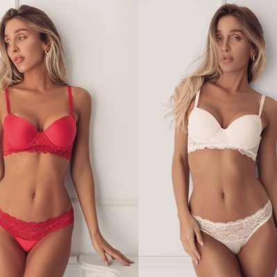 CONJUNTO TAZA SOFT CON BASE ANCHA MICROFIBRA CON PUNTILLA CON LESS FAIRUZ - Cod 2051