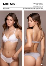 CONJUNTO TRIÁNGULO TAZA SOFT CON CULOTELESS DE ALGODÓN Y LYCRA FRASHE - Cod 505
