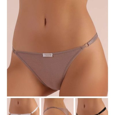 PACK X 3 DE TANGAS DE ALGODÓN Y LYCRA  FRASHE - Cod 510