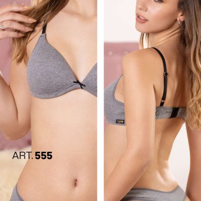 CONJUNTO TRIÁNGULO TAZA SOFT DE MORLEY CON COLALESS FRASHE - Cod 555