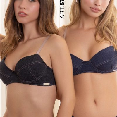 CONJUNTO TAZA SOFT CON COLALESS TIRO ALTO. LINEA DENIM FRASHE - Cod 571