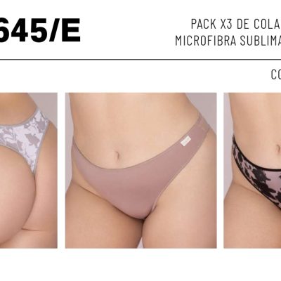 PACK X 3 DE COLALESS DE MICROFIBRA SUBLIMADO ASIAN FLOWER FRASHE - Cod 645