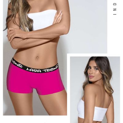 BÓXER DE ALGODÓN Y LYCRA CON ELÁSTICO PERSONALIZADO. LARA - Cod 6150