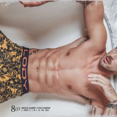 BÓXER DE ALGODÓN Y LYCRA ESTAMPADO LODY MEN - Cod 869