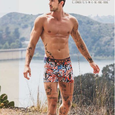 BÓXER DE ALGODÓN Y LYCRA ESTAMPADO LODY MEN - Cod 873