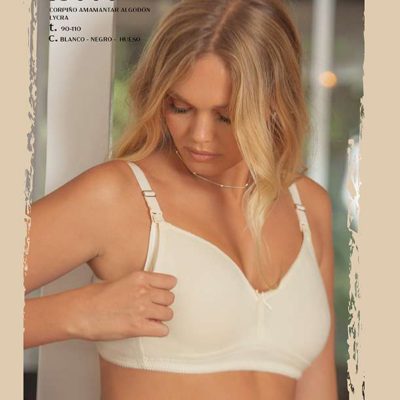 CORPIÑO AMAMANTAR  ALGODÓN LYCRA   LODY - Cod 5000