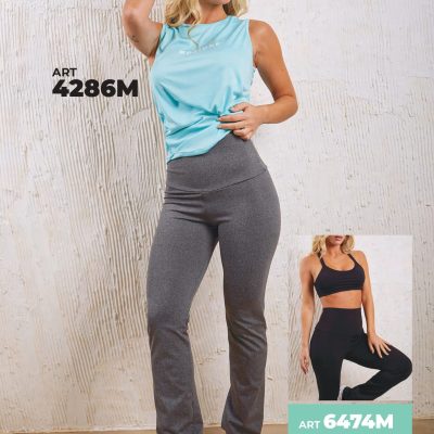 CALZA RECTA CINTURA ALTA DE POLISAP MOZIONE - Cod 6474