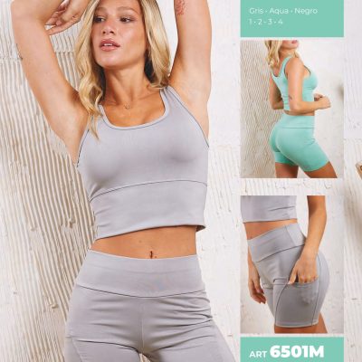 CALZA BIKER CON BOLSILLOS DE POLISAP MOZIONE - Cod 6501