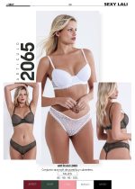 CONJUNTO TAZA SOFT DE PUNTILLA Y CULOTELESS SEXY LALI - Cod 2065