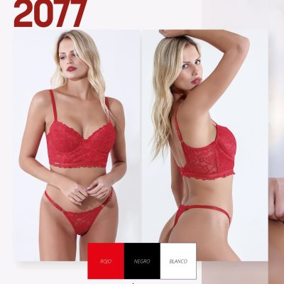 CONJUNTO SOFT BUSTIER TANGALESS SEXY LALI - Cod 2077