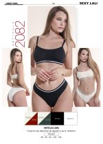 CONJUNTO DEPORTIVO DE ALGODÓN Y LYCRA CON VEDETINA SEXY LALI - Cod 2082