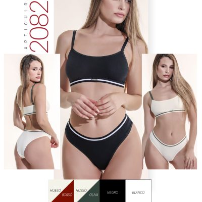CONJUNTO DEPORTIVO DE ALGODÓN Y LYCRA CON VEDETINA SEXY LALI - Cod 2082