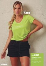 SHORT CINTURA ALTA DE RÚSTICO  SHEDYL - Cod 3261