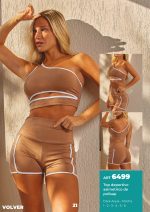 TOP DEPORTIVO ASIMÉTRICO DE POLISAP SHEDYL - Cod 6499