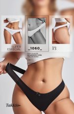 PACK X 3 COLALESS CON MOÑO ALGODÓN Y LYCRA LISA TAKKI - Cod 1060