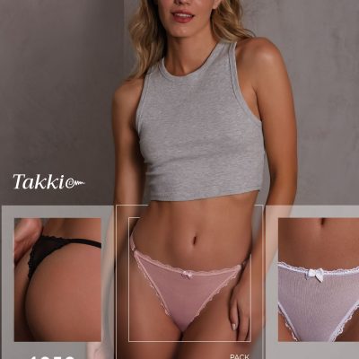 PACK X 3 COLALESS DE TULL CON PUNTILLA TAKKI - Cod 4050