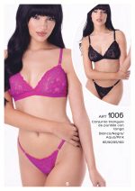 CONJUNTO TRIÁNGULO DE PUNTILLA CON TANGA UAILEE - Cod 1006