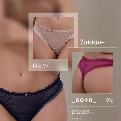 PACK X 3 FRUFRU DE MICROTULL TAKKI - Cod 6040