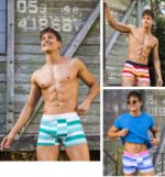 BÓXER ALGODÓN Y LYCRA RAYADO.  ACROBATA - Cod 5020