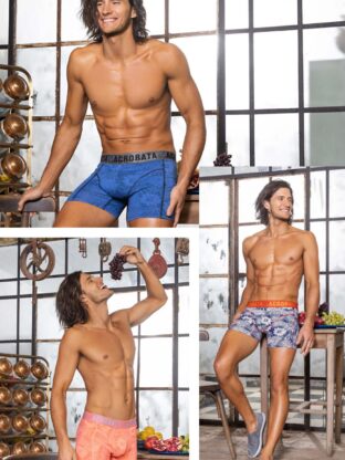 BÓXER ALGODÓN Y LYCRA PALMERAS. ACROBATA - Cod 5054