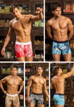 BÓXER ALGODÓN Y LYCRA COMBINADO.  ACROBATA - Cod 5061