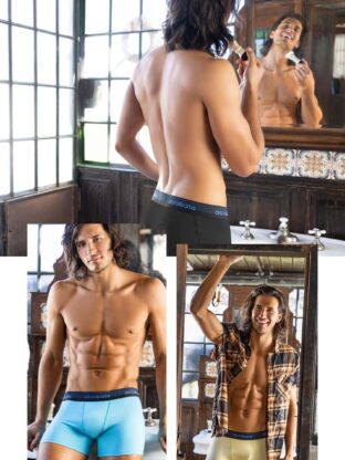 BÓXER ALGODÓN Y LYCRA LISO. ACROBATA - Cod 5104