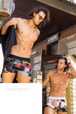 BÓXER ALGODÓN Y LYCRA CADENAS.  ACROBATA - Cod 5114