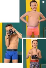 BÓXER ALGODÓN Y LYCRA PALMERAS.  ACROBATA - Cod 6054