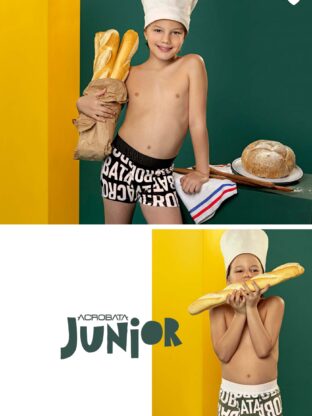 BÓXER ALGODÓN Y LYCRA LETRAS. ACROBATA - Cod 6074