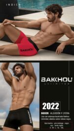 BÓXER ALGODÓN Y LYCRA. LISO. CON ESTAMPA LOCALIZADA BAKHOU UNLIMITED BAKHOU - Cod 2022