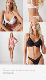 CONJUNTO CON TAZA SOFT DE TUL Y PUNTILLA CON LESS REGULABLE BRIGITTE - Cod 1628