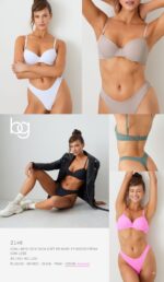 CONJUNTO CON TAZA SOFT DE MORLEY MICROFIBRA CON LESS BRIGITTE - Cod 2146