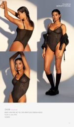 BODY SIN ARO DE TUL CON BRETELES REGULABLES BRIGITTE - Cod 2439