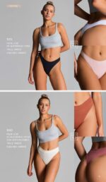 PACK X 3 LESS DE ALGODÓN Y LYCRA CON CINTURA DOBLE BRIGITTE - Cod 640