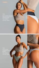 PACK X 2 LESS DE ALGODÓN Y LYCRA RAYADO BRIGITTE - Cod 720