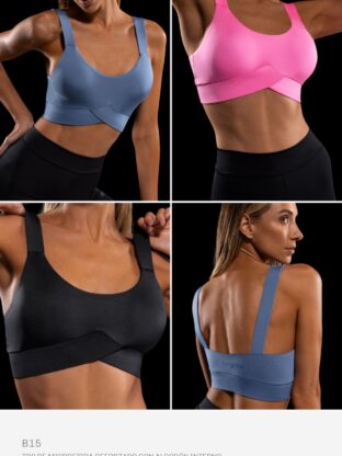 TOP DE MICROFIBRA REFORZADO CON ALGODÓN INTERNO BRIGITTE - Cod B15